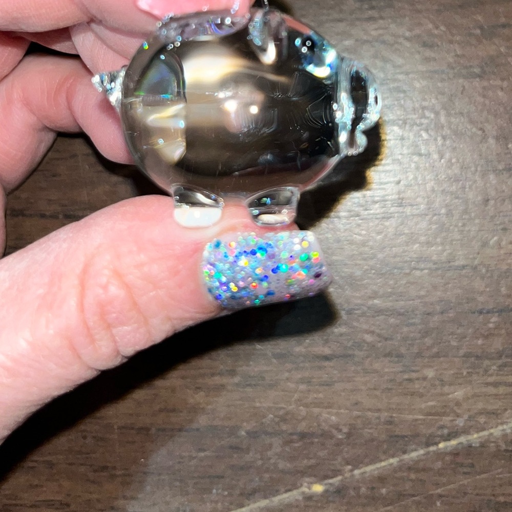 GLASS PIG DECOR - Picture 3 of 9